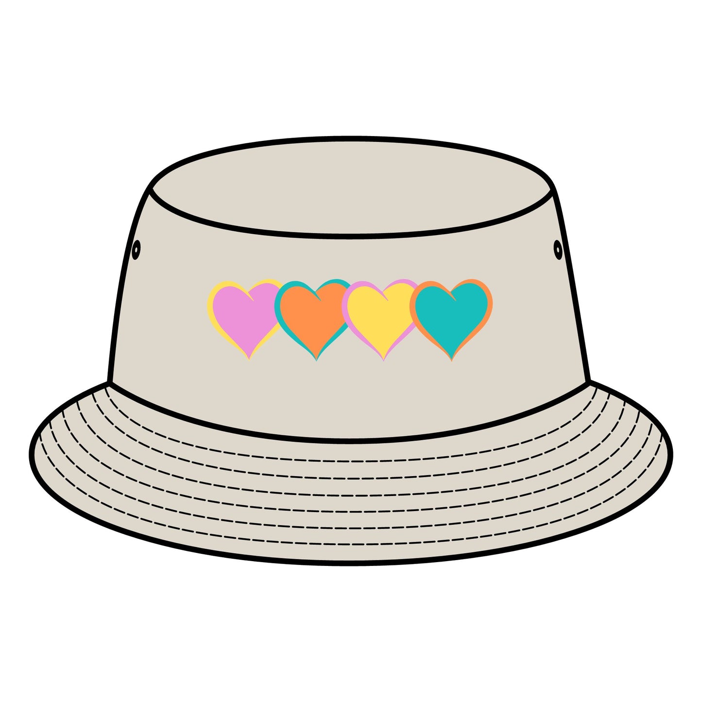 Love Is All That Matters Bucket Hat