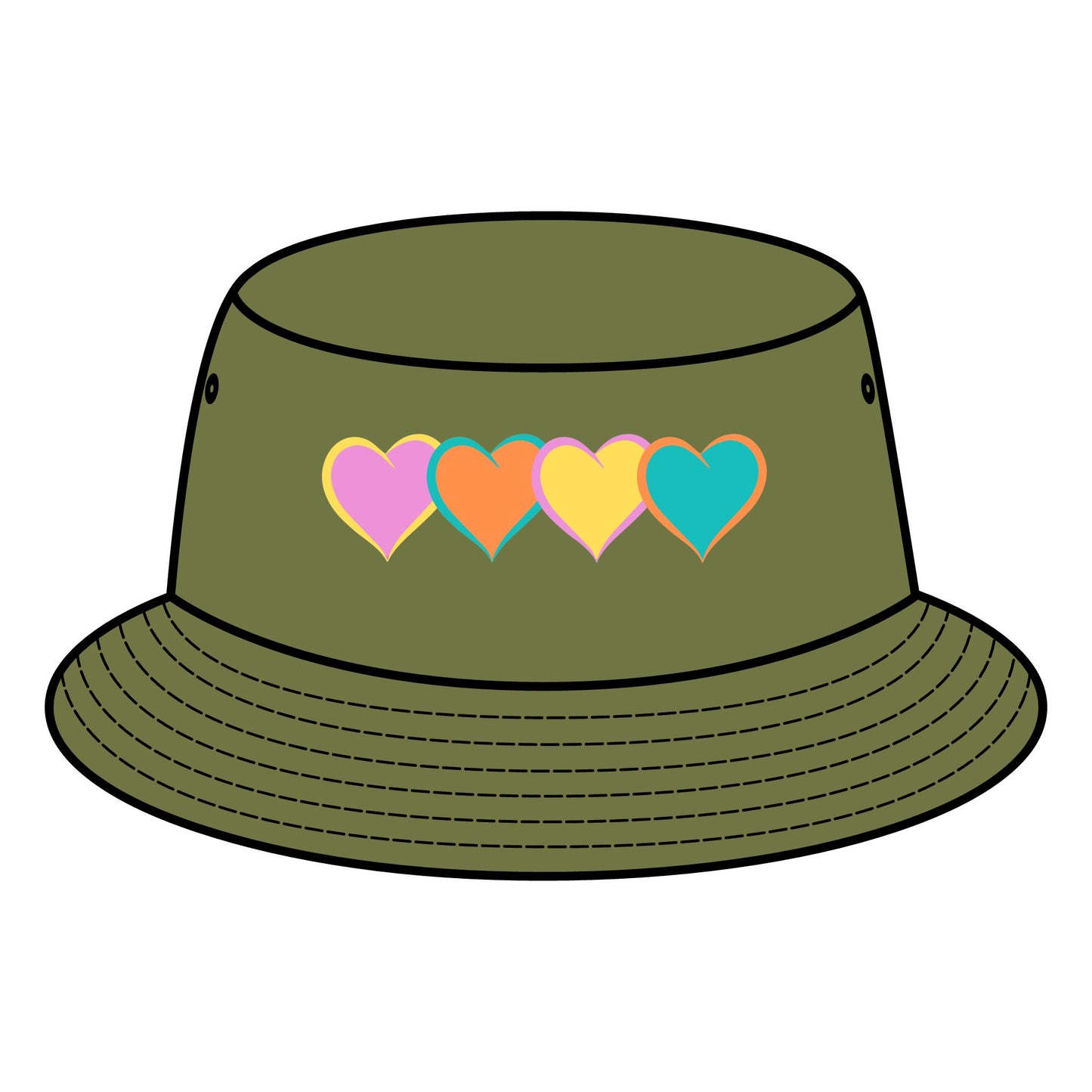 Love Is All That Matters Bucket Hat