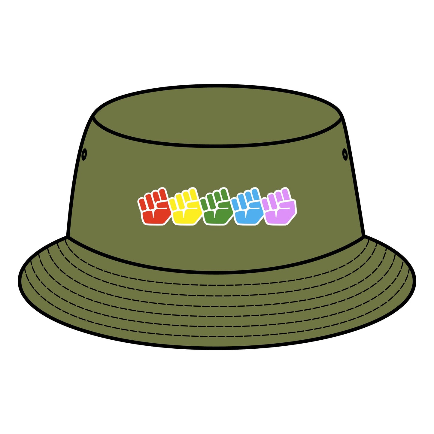 Power To The People Bucket Hat